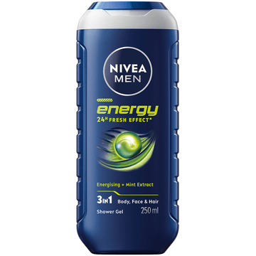 Nivea Men Energy Shower Gel 250ml