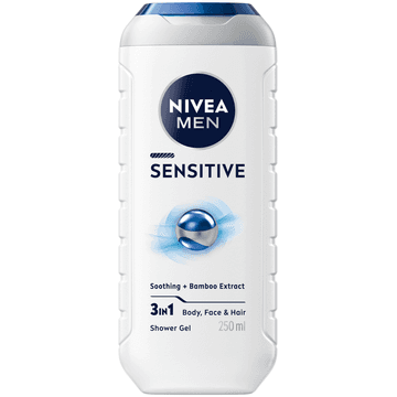 Nivea MenSensitive 3 In1 Shower Gel 250 ML