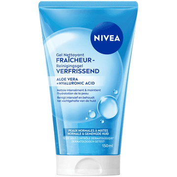 NIVEA Verfrissende Reinigingsgel - 150ml - Gezichtsreiniger - Met Vitamine C & E - Voor de normale huid