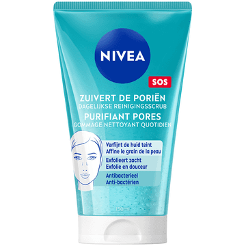 NIVEA Dagelijkse Reinigingsscrub - Zuivert de poriën - 150ml