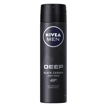 NIVEA MEN DEEP Dark Wood Anti-Transpirant Deodorant Spray - 150ml