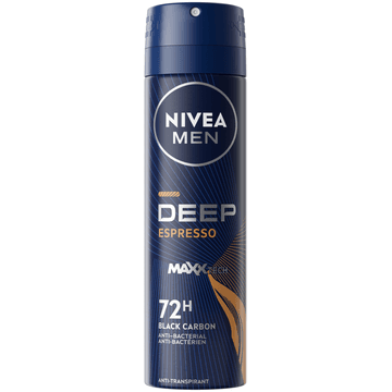 NIVEA MEN DEEP Espresso Anti-Transpirant Deodorant Spray - 150ml