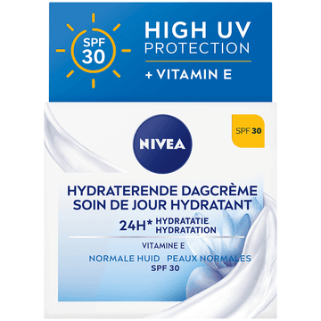 NIVEA Hydraterende Dagcrème SPF30 - 50ml - Gezichtscreme - Met vitamine E - Normale huid