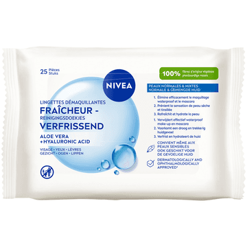 Nivea Reinigingsdoekjes Verfrissend Normale Huid 25 Stuks