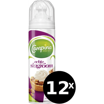 Campina Echte Slagroom 12 x 250g