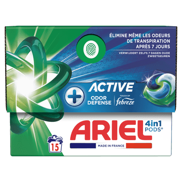 Ariel All-in-1 Pods Wasmiddel +Actief 15 Wasbeurten