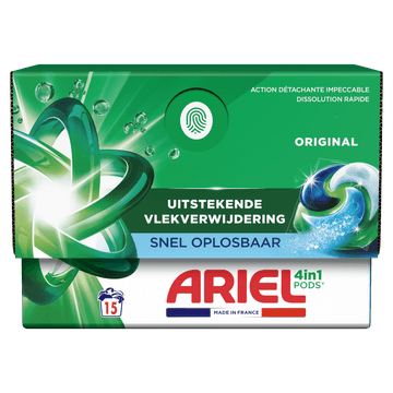 Ariel All-in-1 Pods Wasmiddel Original 15 Wasbeurten