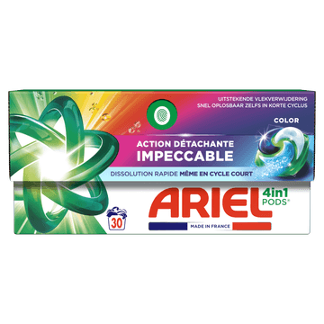 Ariel All-in-1 Pods Wasmiddel Kleur, 30 Wasbeurten