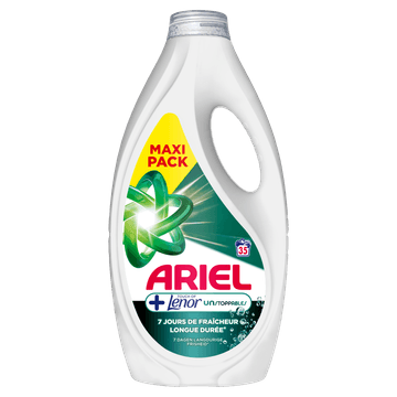 Ariel Wasmiddel +Touch of Lenor Unstoppables, 35 Wassen