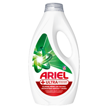Ariel Wasmiddel +Ultra Vlekverwijdering, 25 Wasbeurten