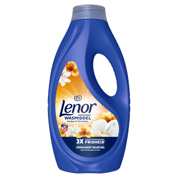LENOR Wasmiddel Vloeibare Wasmiddel 20 Beurten, Amber & Orchidee