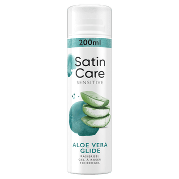 Gillette Satin Care scheergel voor vrouwen met Aloë Vera, 200 ml