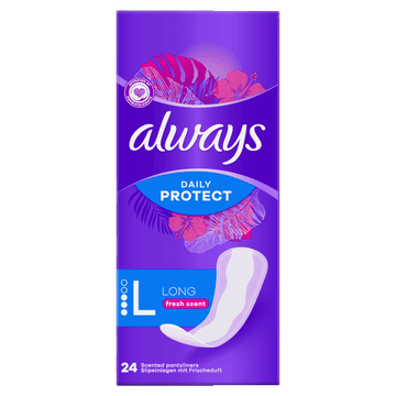 Always Daily Protect Long Met Een Frisse Geur Inlegkruisjes