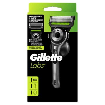 GilletteLabs Met Exfoliërende Strip Scheermes voor Mannen