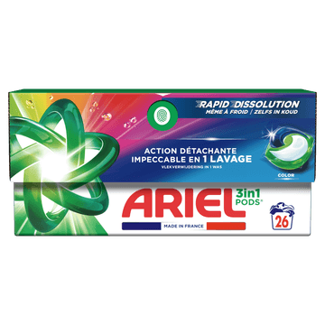 Ariel 3in1 PODS Color, Wasmiddel Capsules 26