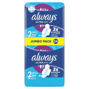 Always Ultra Dag Maandverbanden Long (Maat 2)