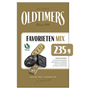 Oldtimers Favorieten Mix Volzoet & Mildzout 235 g