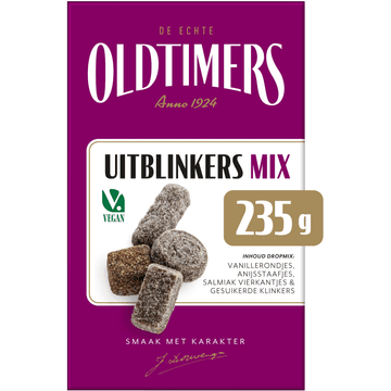 Oldtimers Uitblinkers Mix Gesuikerd & Gecoat 235 g