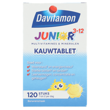 Davitamon Junior Banaan 120 Kauwtabletten