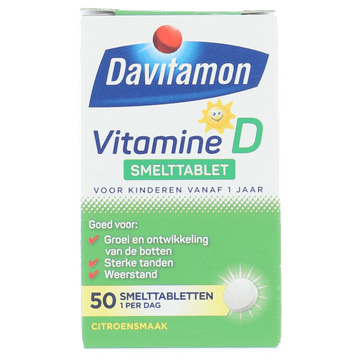 Davitamon Vitamine D Smelttabletjes 50 Stuks