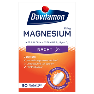 Davitamon Magnesium voor de nacht tabletten, 30 stuks