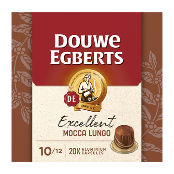 Douwe Egberts Excellent Mocca Lungo 9 Capsules 20 Stuks 104 g
