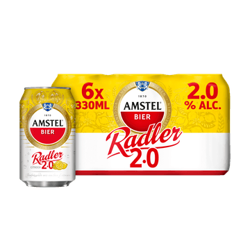 Amstel Radler Citroen Bier Blik 6 x 330ml