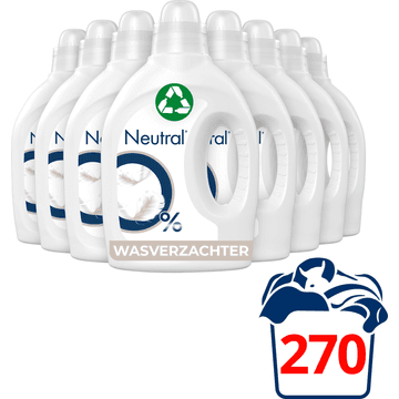 Neutral Wasverzachter Parfumvrij 5 x 27 wasbeurten