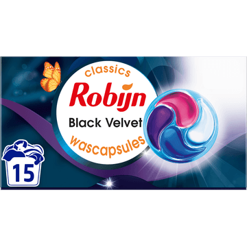 Robijn Wasmiddel Capsules Black Velvet 15 Wasbeurten