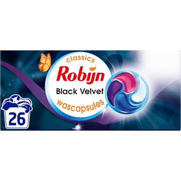 Robijn Wasmiddel Capsules Black Velvet 26 Wasbeurten