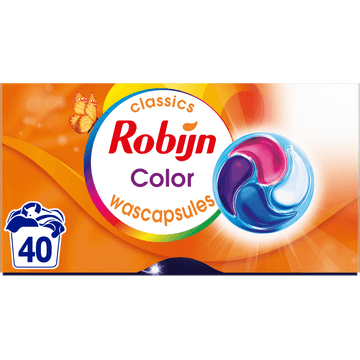 Robijn Wasmiddel Capsules Color 40 Wasbeurten
