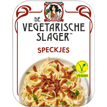 De Vegetarische Slager Speckjes Vegan 125 g